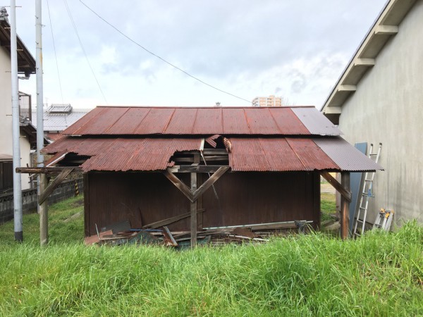 トタン/波板 屋根修理ビフォー